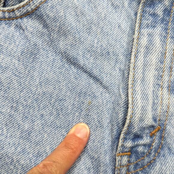 Vintage Levis Shorts Girls Size 10 Regular Denim Red Tab - Picture 6 of 9